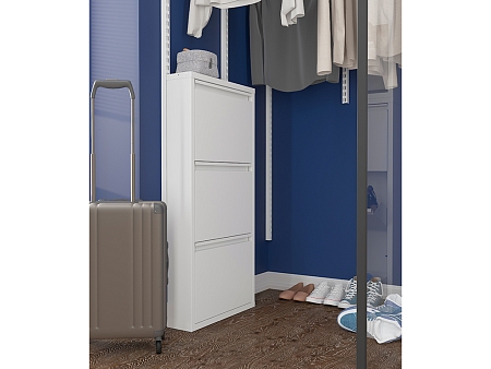 Обувница Практик ОМ-2 белая