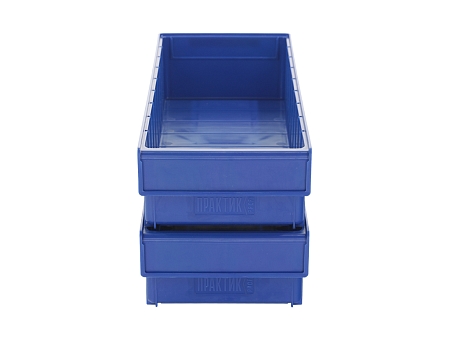 Ящик пластиковый Практик 500x185x100 синий