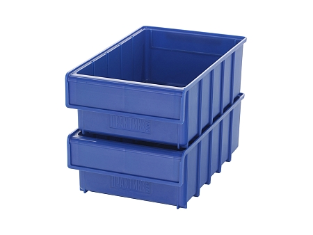 Ящик пластиковый Практик 300х185х100 синий 