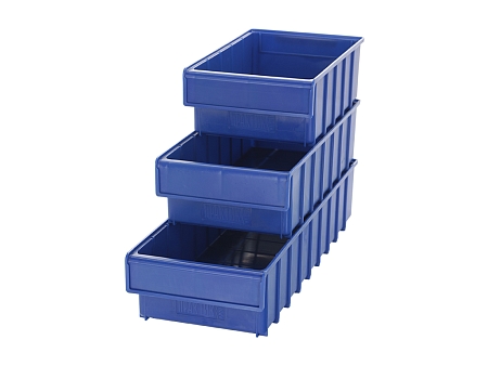 Ящик пластиковый Практик 500x185x100 синий